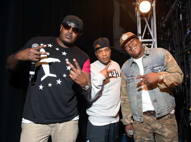 From the left, Sheek Louch, Styles P and Jadakiss.